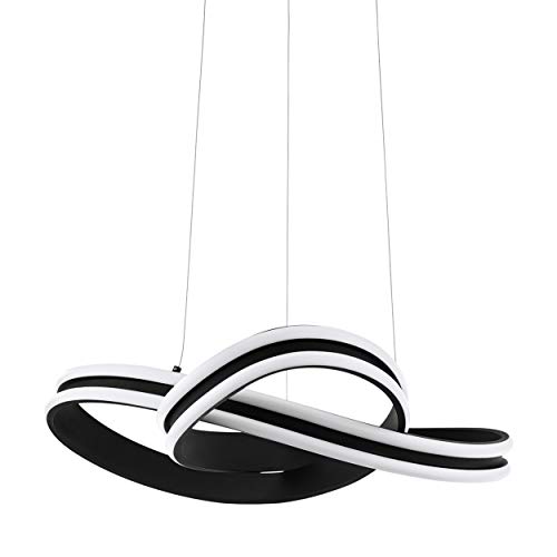 Eglo Corredera Lampadario A Sospensione, Nero