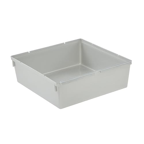 Keeeper Organizer Per Cassetti, Ampliabile A Piacere, Plastica Resistente (Pp), 15 X 15 X 5 Cm, Pepe, Argento