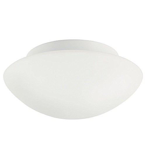 Nordlux 25626001 - Plafoniera"Ufo Maxi", 2 Lampadine Da 40W, Colore: Bianco