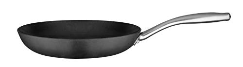 Gsw Padella Robusta 24 Cm, Ghisa, Acciaio Inox, Nero