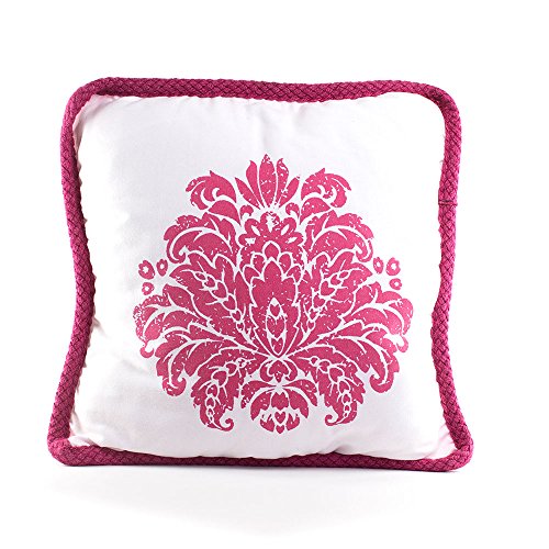 Pavillon Intérieur Bandiera Interno Madura Cuscino Poliestere Cotone Fucsia 45 X 45 Cm