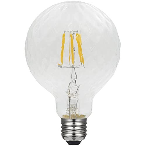Laes 985467 Lampadina Globe Diamond Soft Filamento Led E27, 5 W, 95 X 138 Mm