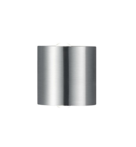 Trio Leuchten Wales Trio 225510207 Lampada Da Parete A Led, 3.1 Watt, 300 Lumen Smd 3,2W, Nickel Opaco, Confezione Da 1