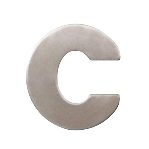 Home System Sm05130131 Lettera Civica C, Altezza 6 Cm, In Acciaio Inox