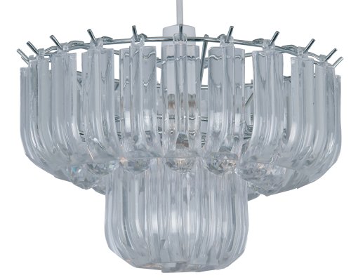 Oaks Lighting, Paralume Per Lampada A Sospensione, Cromato (Chrome)