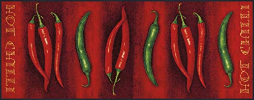 Wash + Dry - Tappeto Hot Chilli 75X190, Rosso