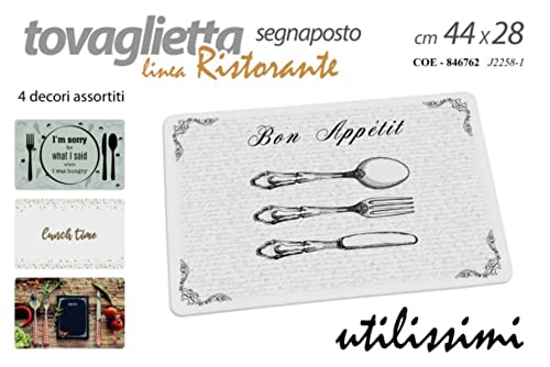 Gicos Import Export Tovaglietta Coe 44X28Cm 846762, Come Da Foto