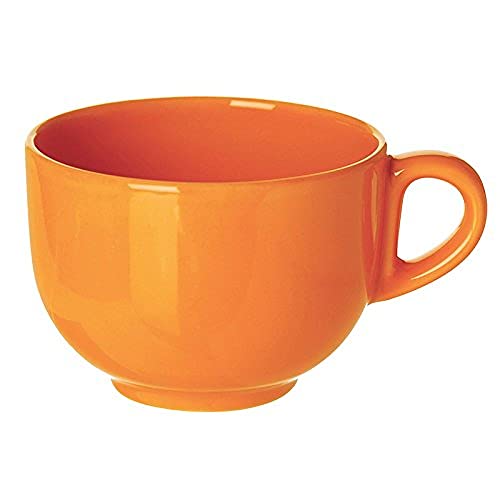 Excelsa Jumbo, 44476 Tazza In Ceramica, 400 Ml, Arancione