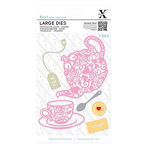 Xcut Matrice Per Alfabeto Alice, Stencil E Decorazioni In Rilievo, Multicolour, 13.7 X 0.5 X 24.8 Cm
