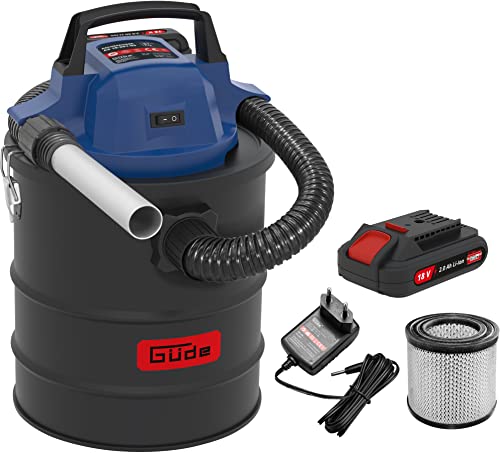 Güde As 18-201-05 58580, Aspiratore Cenere A Batteria, Nero/Blu