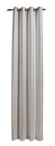 Heco Oes Di Gala 11 – Tenda Con Occhielli, Tessuto, Beige, 245 X 140 Cm