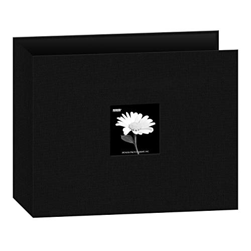 Pioneer 12 X 12 Pollici Del Tessuto 3-Ring Binder Album, Nero