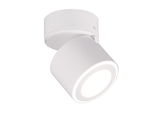 Trio Leuchten Taurus 652910131 - Lampada Da Incasso A Soffitto, In Metallo Bianco Opaco, Con 3,5 Watt + Led Da 1,5 Watt