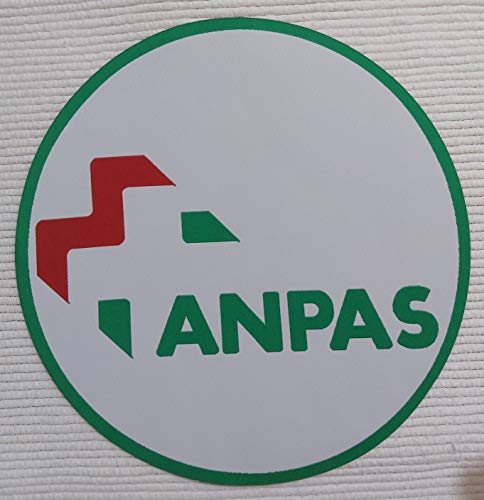 Patch-Toppa Microricamata In Hd/Jacquard (Alta Definizione)Logo Anpas Termoadesiva, Micro Filo, Diametro : Cm. 19 - Made In Italy