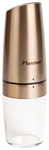 Bestron Copper Collection Macina Pepe/Sale/Spezie, Gomma, Rame, 6.3X6.3 Cm