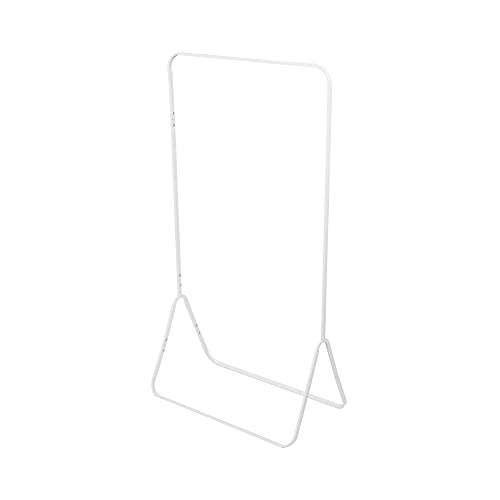 Compactor Niels-Appendiabiti Singolo In Metallo, 79,5 X 41 X 150,5 Cm, Colore: Bianco, Tubi In Ferro Con Rivestimento A Polvere, 80.0 X 41.0 X 150.5 C