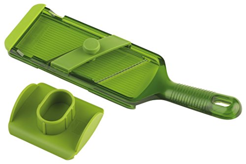 Kuhn Rikon 20451 - Mandolina Affettaverdure Regolabile, Colore: Verde