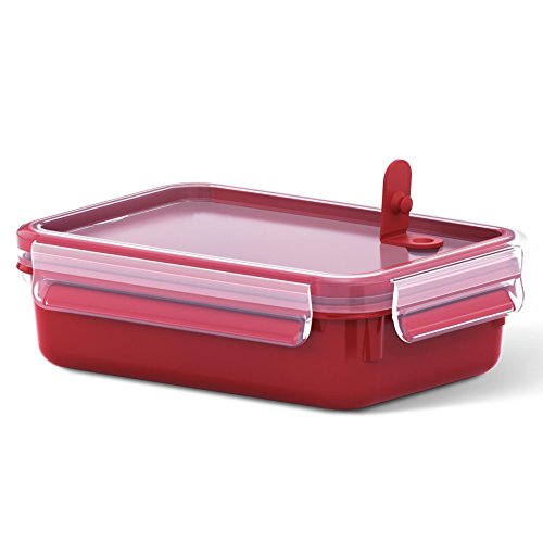 Tefal – Masterseal Micro – Rosso, Plastica, Rosso, 0.8L