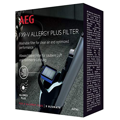 Aeg Aef160, Aef160-Filtro Allergy Plus Per Fx9, Carta, Bianco