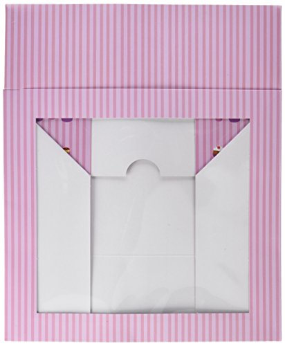 Decolordulce Sg2217 Scatola Muffin, Cartone E Carta, Rosa, 30 X 20 X 3 Cm, 10 Pezzi