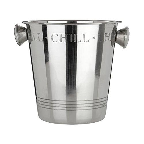 Premier Bombay Chill-Raffreddatore Per Vino Con Manici, In Acciaio Inox, Inossidabile, Argento, 22 X 24 X 20 Cm