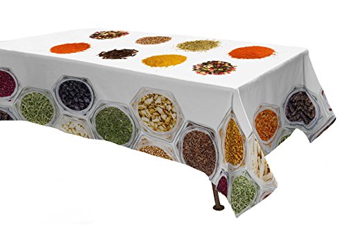 Datex Tv1150 Tovaglia, Panama Di Cotone, Multicolore Tv1, 150 X 150 Cm