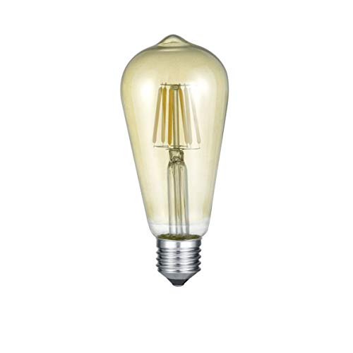Trio 987-679 Wire Lampadina Led, Pera, 6 W, Fume, Diametro 6.4 Cm