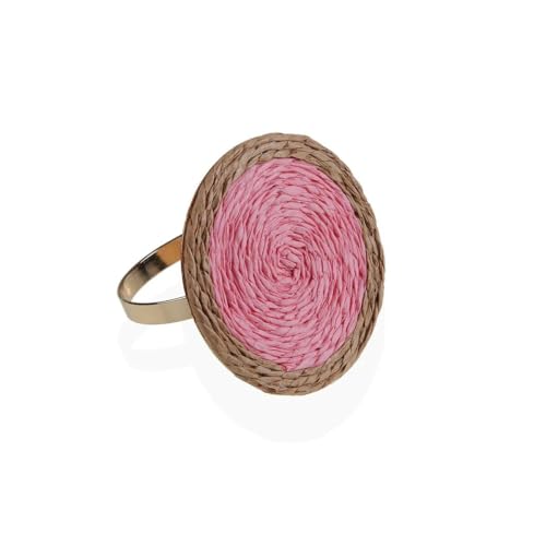 Versa Portatovaglioli Rosa Metallo Carta 5 X 4,5 X 5 Cm