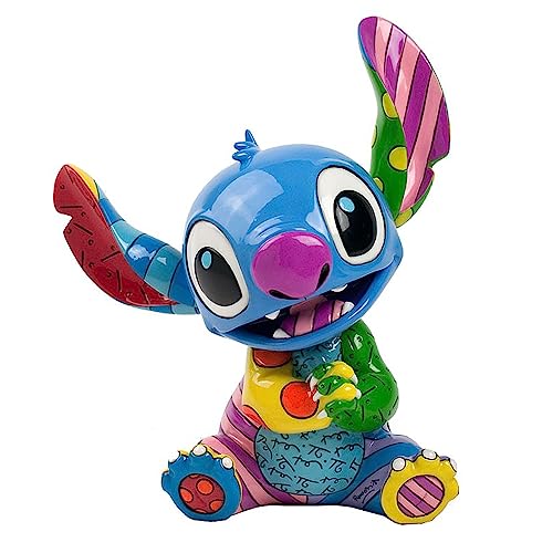 Disney 4030816 Stitch Figurina Resina, Design Di Romero Britto, 20 Cm