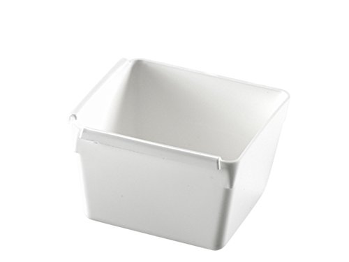 Heidrun Box Cassetto Componibile, Polipropilene, Bianco