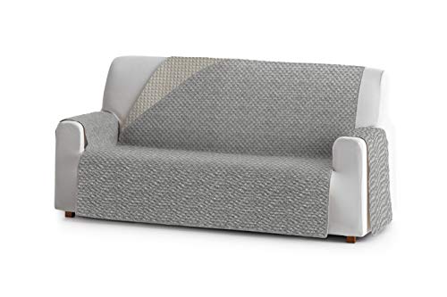Eysa Mist Salva, Microfiber, C/6 Grigio, 2 Posti 115Cm. Adatto Per Divani Da 120 A 170 Cm