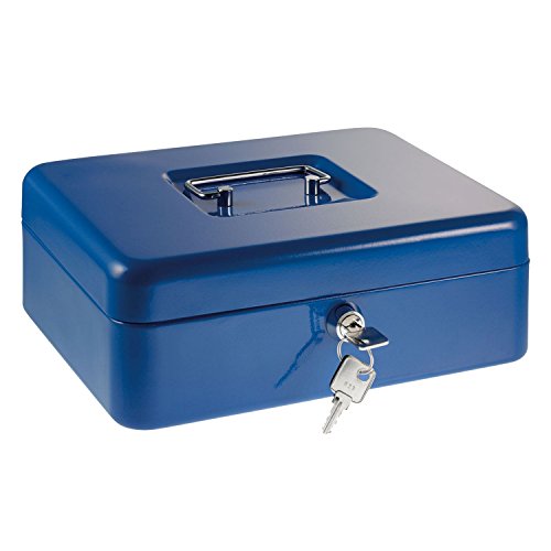 Alco-Albert 874 Euro Zählka Ssette Con Inserto Monete, 250 X 180 X 90 Mm, Blu Scuro