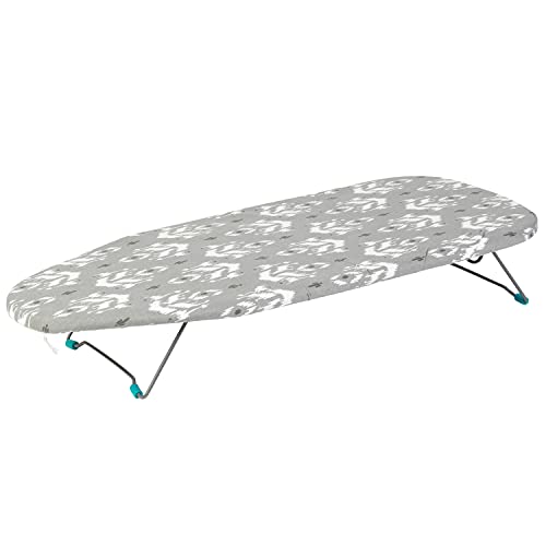 Beldray La023735Ikateu7 Asse Da Stiro, Da Tavolo, Compatto E Leggero, Facilmente Pieghevole, Con Cover In Cotone 100%, 73 X 31Cm
