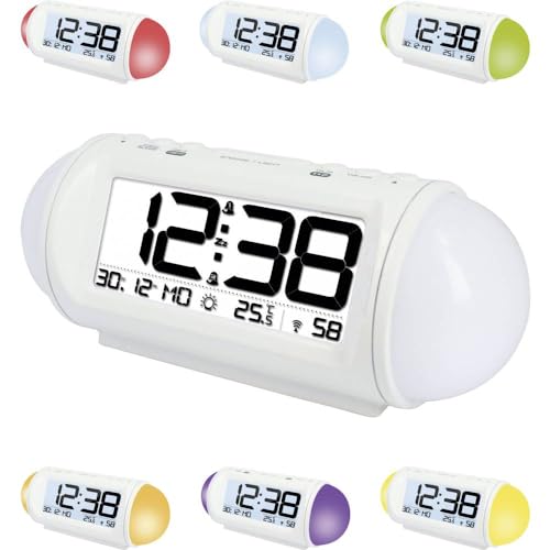 Technoline Wt 499 Orologio Radio, Bianco, 24.5X6X8.6 Cm