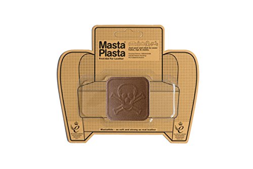 Mastaplasta - Toppa Marrone Chiaro Autoadesiva Per La Riparazioni Di Pelle. Scegli Dimensioni/Design. Pronto Soccorso Per Divani, Sedili Auto, Borse,