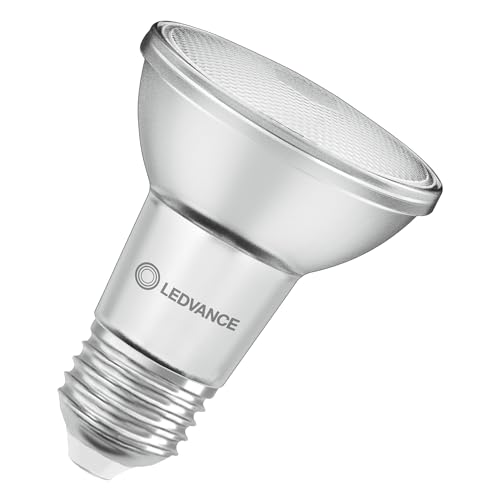 Ledvance Faretti Led E27 Par20 6.4W, 2700 K 36D, Ra90, Dimmerabile, Angolo Del Fascio Di 36°, Sostitua 50 W
