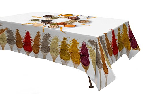 Datex Tv4150 Tovaglia, Panama Di Cotone, Multicolore Tv4, 150 X 150 Cm