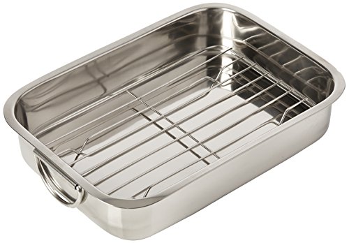 Gsw 809306 – Padella Quadrata Con Inserto 809252 Acciaio Inox – Padella Quadrata Con Inserto 30 Cm, Acciaio Inox, Argento, 32,6 X 23,5 X 6,1 Cm, 2 Uni
