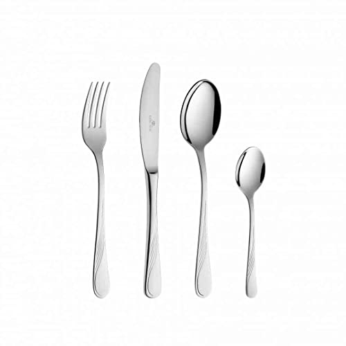 Gerlach Set Di Posate Celestia Lucide In Acciaio Inox, Argento, 30 X 27 X 5 Cm, 24 Pezzi