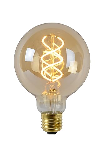 Lucide Led Bulb – Led Lampada – Ø 9,5 Cm – Led Dim. – 1 X 5 W 2200 K – Amber
