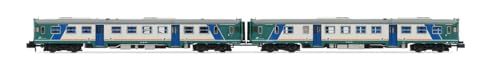 Fs, Confezione Da 2 Unità Aln 668 Serie 1000, 2 Porte Livrea Xmpr, Finestrini Piani, Epoca Vb, Dcc Sound