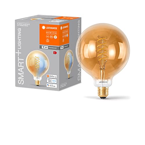Ledvance Smwfgl12550D8W/822230Vfilgdtwe274X1Ledv, Vetro Senza Piombo, 8 W, Bianco