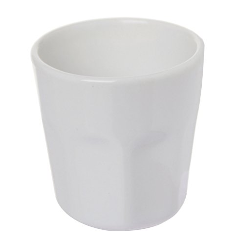 Excelsa Fashion White Bicchierino Caffe' 80 Ml, Ceramica, Bianco, 6X6X6.3 Cm