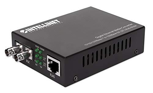 Intellinet 508315 Media Converter Gigabit Ethernet Fibra St Multimodale