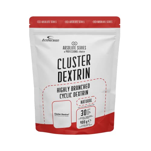 Anderson Pre Workout -98G Carb X100G, 0 Zuccheri Aggiunti, Potente Energetico 900 G A Base Di Ciclodestrine – Certificato Cluster Dextrin® Gusto Neutr