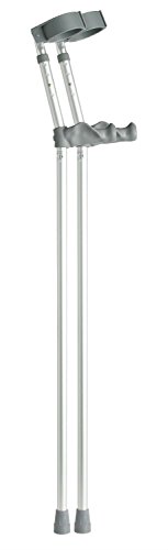 Days Elbow Permanent User Crutches (Eligible For Vat Relief In The Uk), Adjustable Crutches With Comfy Handle, Pair With Left And Right Ergonomic Hand