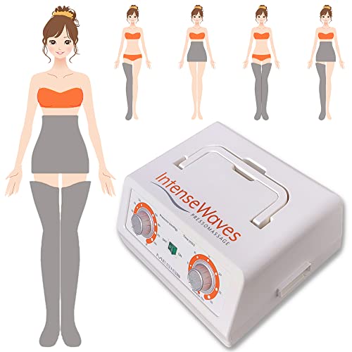 Mesis Pressoterapia Professionale Per Casa Intense Waves Pressomassage Advance (Con 2 Gambali E Kit Slim Body) Pressoterapia Linfodrenaggio Anti Cellu