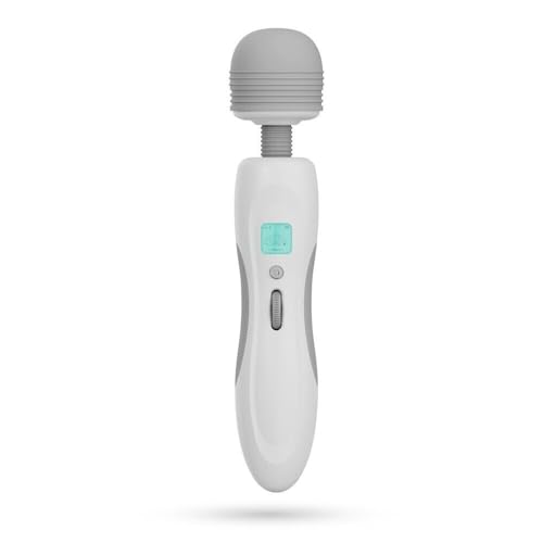 Massaggiatore Intimo Body Wand Massager Riscaldante Testa Flessibile In Silicone