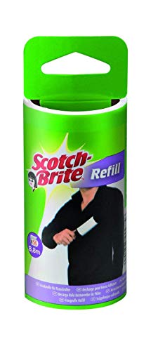 Scotch-Brite Fogli Adesivi Di Ricambio Per Spazzola Adesiva, 56 Fogli - Ottimo Per Peli Di Animali, Abbigliamento, Mobili