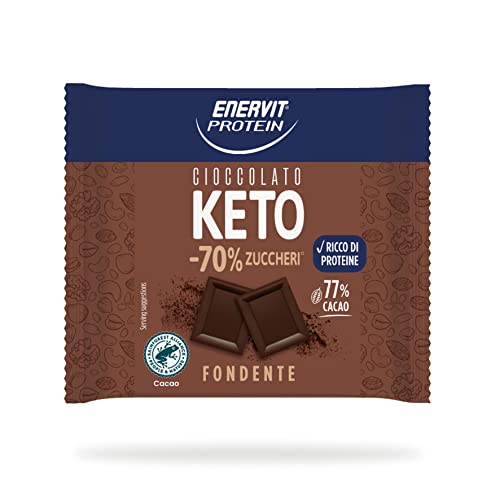 Enervit Protein Keto - Cioccolato Keto Fondente -70% Di Zuccheri, 35G